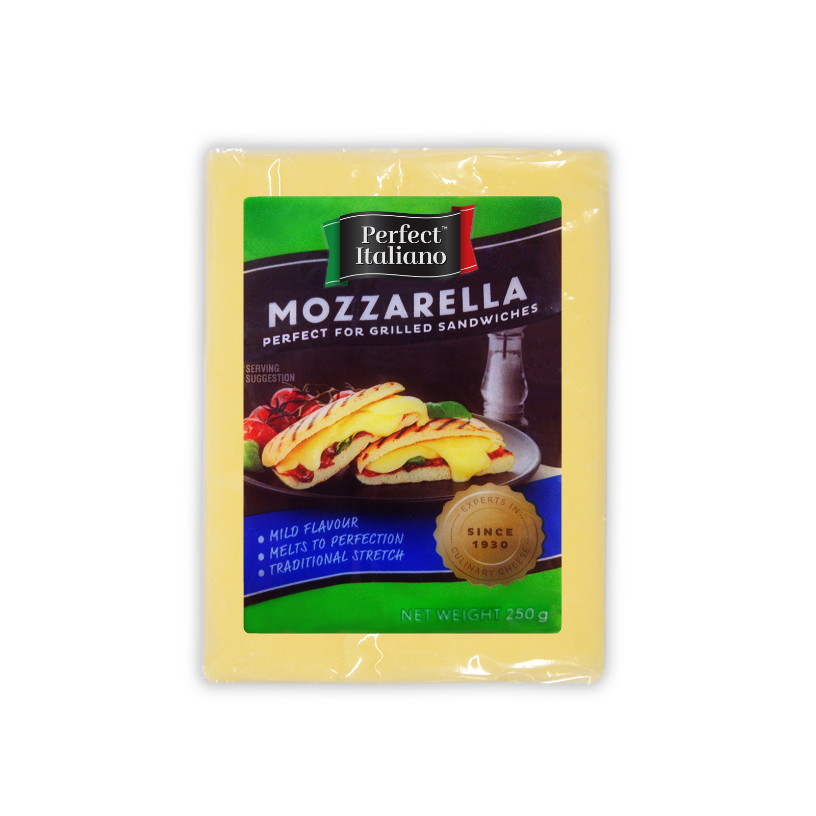 Mozzarella Cheese Shredded/Block/Grated Perfect Italiano Singapore